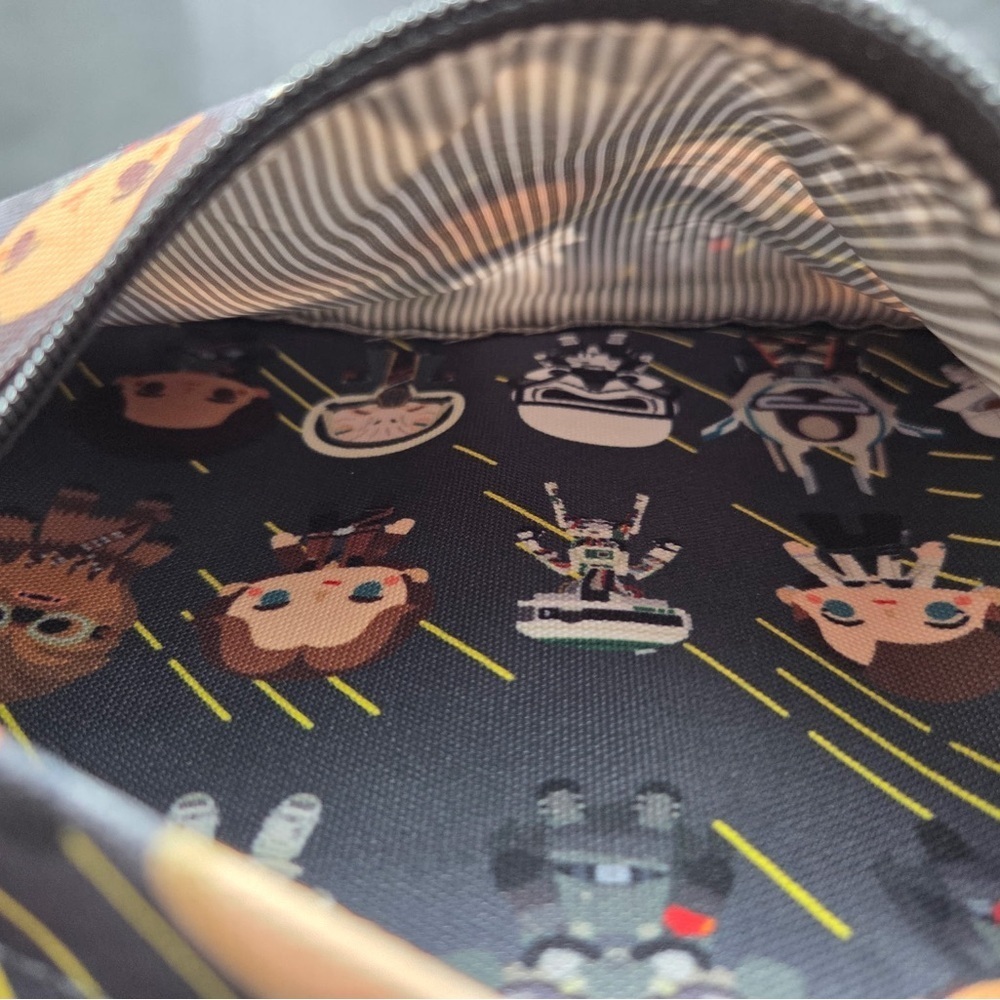 Loungefly Star Wars Character Print Backpack - Black and Brown - Picture 7 of 7
